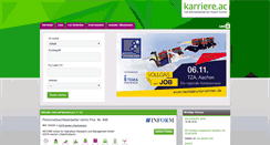 Desktop Screenshot of karriere.ac