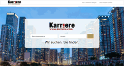 Desktop Screenshot of karriere.com