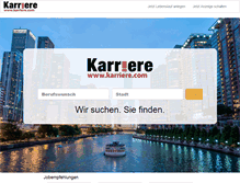 Tablet Screenshot of karriere.com