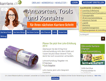 Tablet Screenshot of karriere.ch